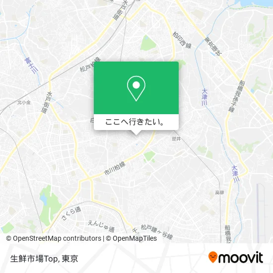 生鮮市場Top地図