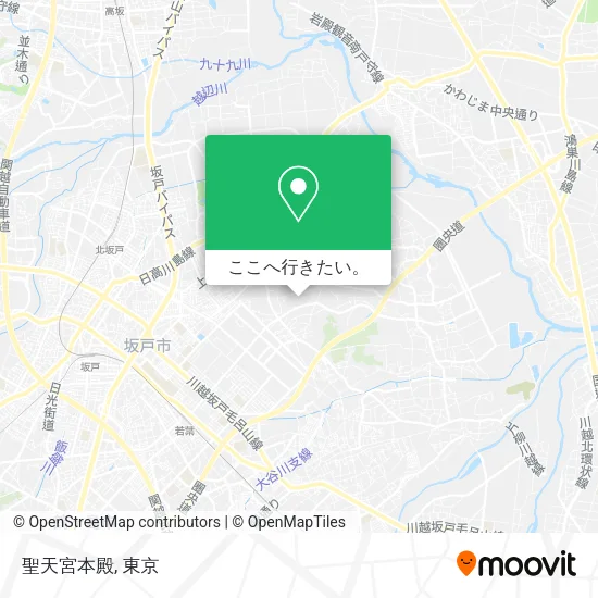 聖天宮本殿地図