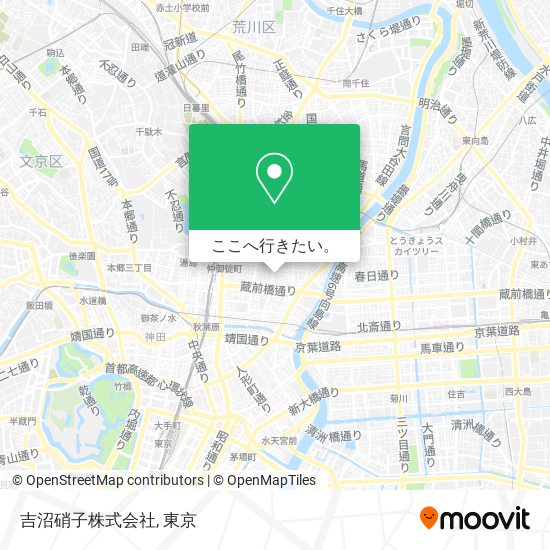 吉沼硝子株式会社地図