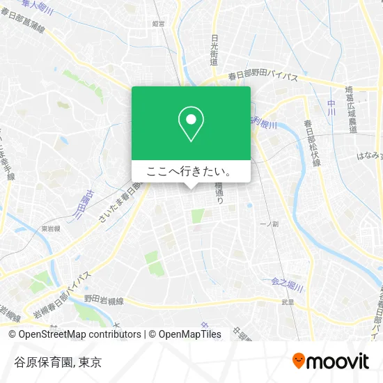 谷原保育園地図