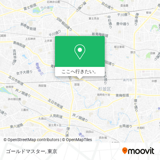 ゴールドマスター地図