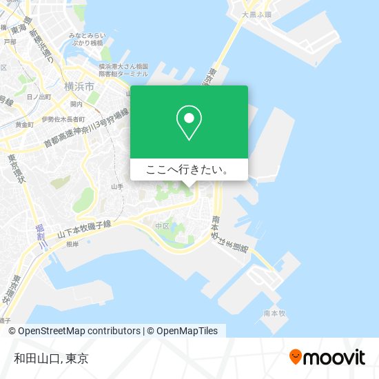 和田山口地図