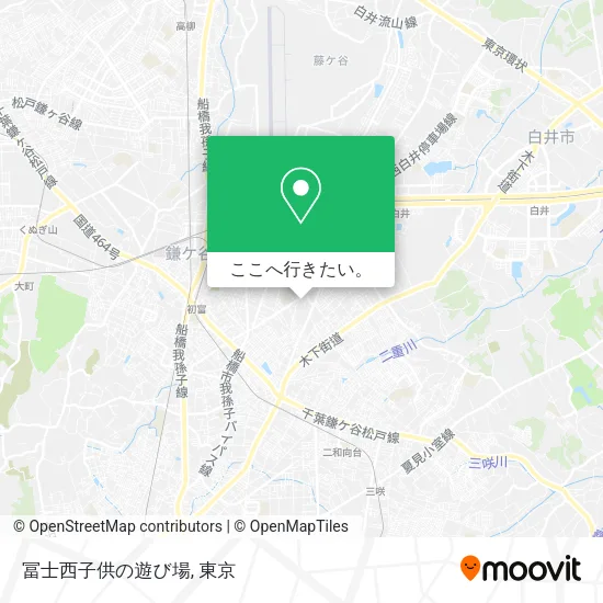 冨士西子供の遊び場地図