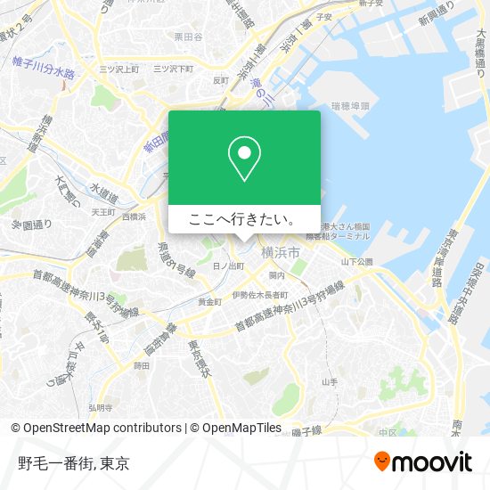 野毛一番街地図