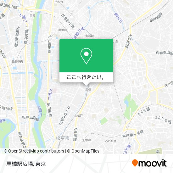 馬橋駅広場地図