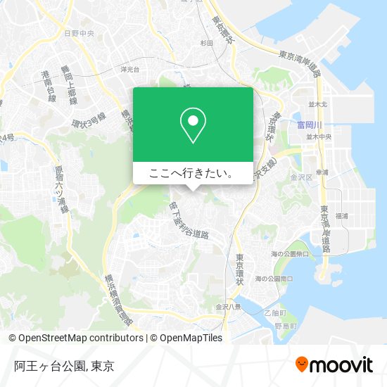 阿王ヶ台公園地図