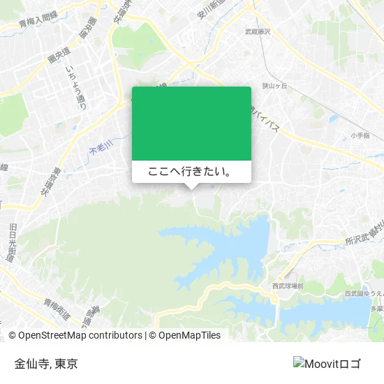 金仙寺地図