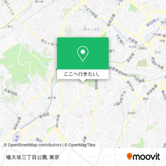 権太坂三丁目公園地図