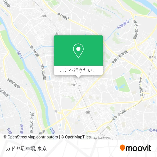 カドヤ駐車場地図