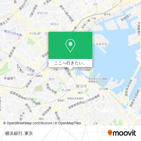 横浜銀行地図