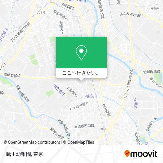 武里幼稚園地図