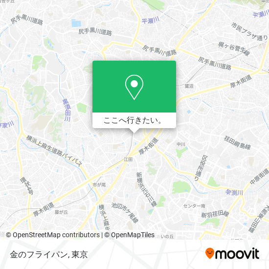 金のフライパン地図