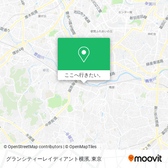 グランシティーレイディアント横濱地図
