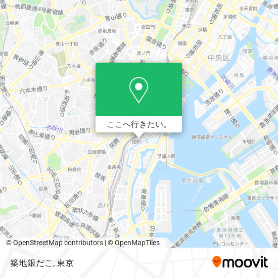 築地銀だこ地図