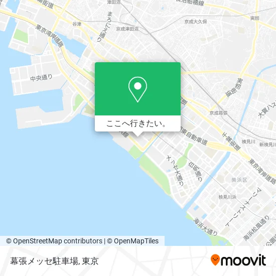 幕張メッセ駐車場地図