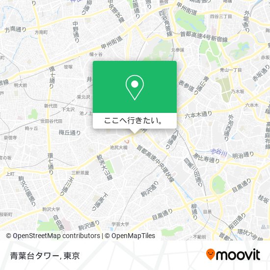 青葉台タワー地図