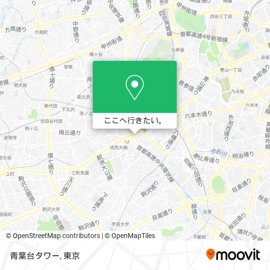 青葉台タワー地図