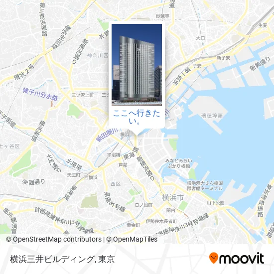 横浜三井ビルディング地図