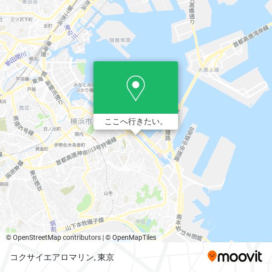 コクサイエアロマリン地図