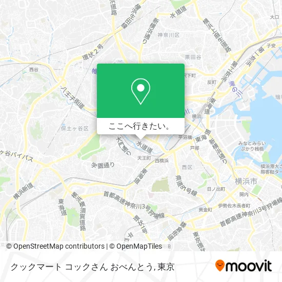クックマート コックさん おべんとう地図