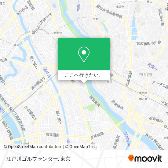 江戸川ゴルフセンター地図