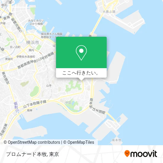 プロムナード本牧地図