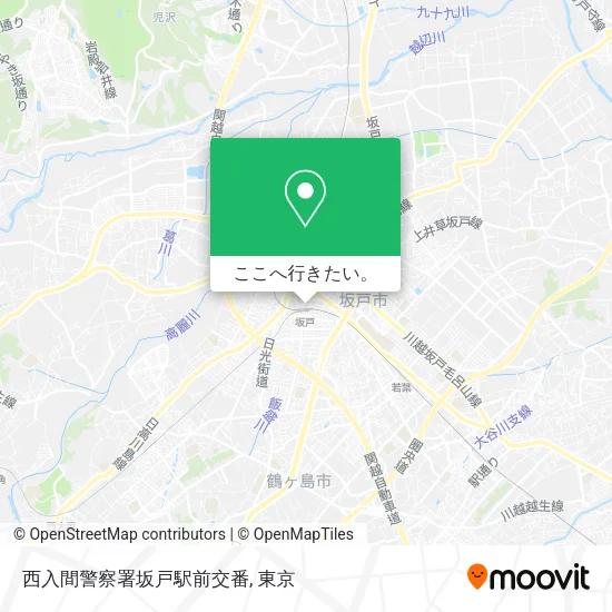 西入間警察署坂戸駅前交番地図