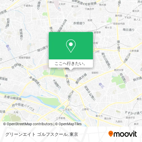 グリーンエイト ゴルフスクール地図
