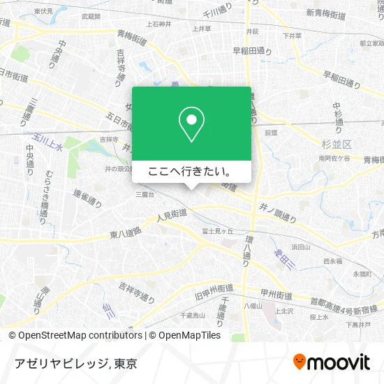 アゼリヤビレッジ地図