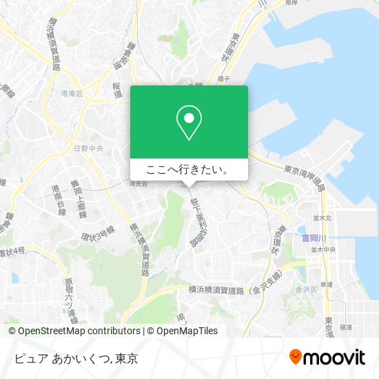 ピュア あかいくつ地図