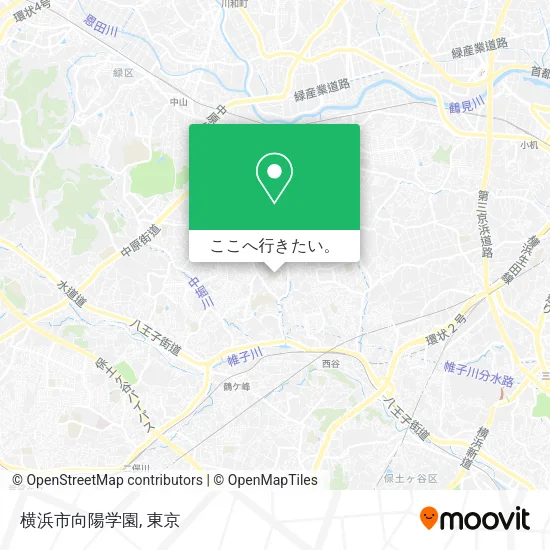 横浜市向陽学園地図