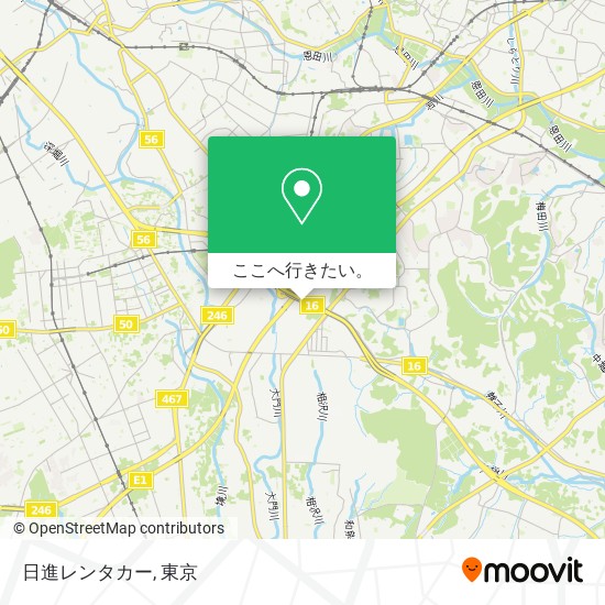 日進レンタカー地図