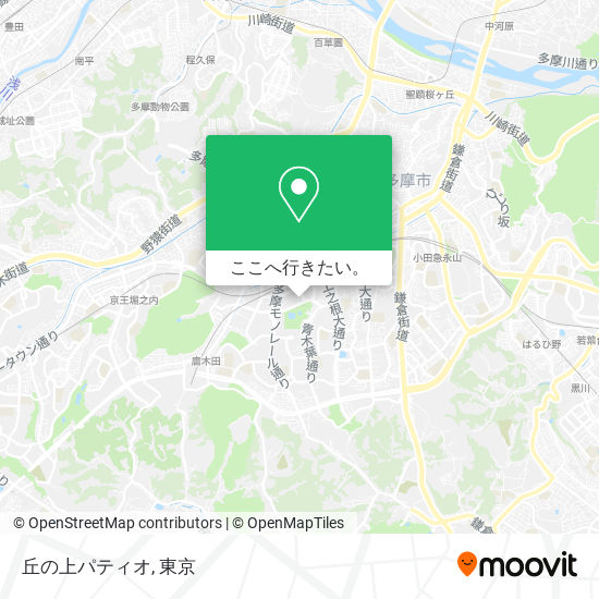 丘の上パティオ地図