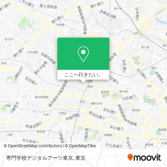 専門学校デジタルアーツ東京地図