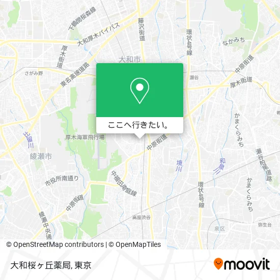 大和桜ヶ丘薬局地図