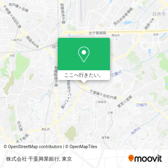 株式会社 千葉興業銀行地図