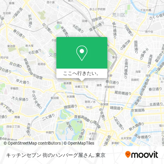 キッチンセブン 街のハンバーグ屋さん地図