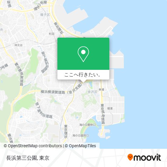 長浜第三公園地図
