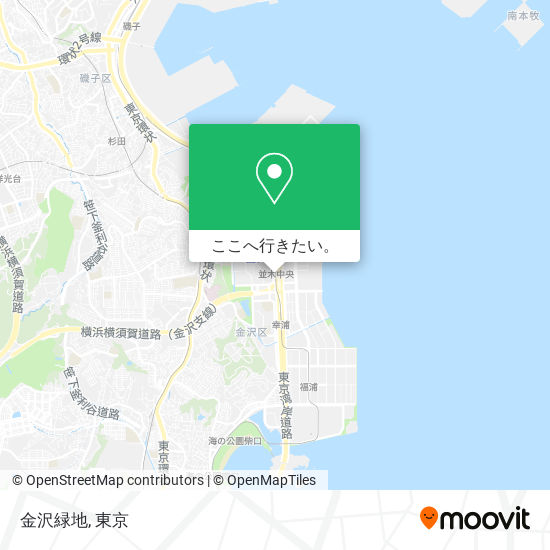 金沢緑地地図