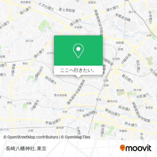 長崎八幡神社地図