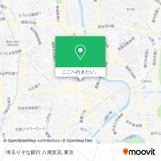 埼玉りそな銀行 八潮支店地図