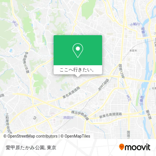 愛甲原たかみ公園地図