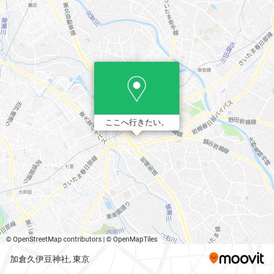 加倉久伊豆神社地図