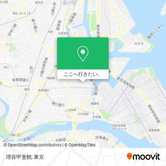 理容甲斐館地図