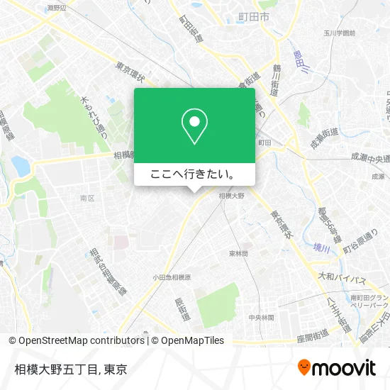 相模大野五丁目地図