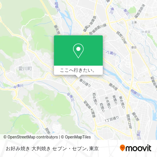 お好み焼き 大判焼き セブン・セブン地図