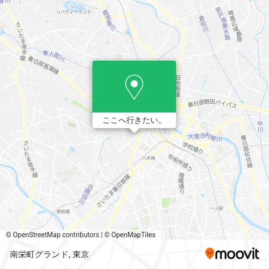 南栄町グランド地図