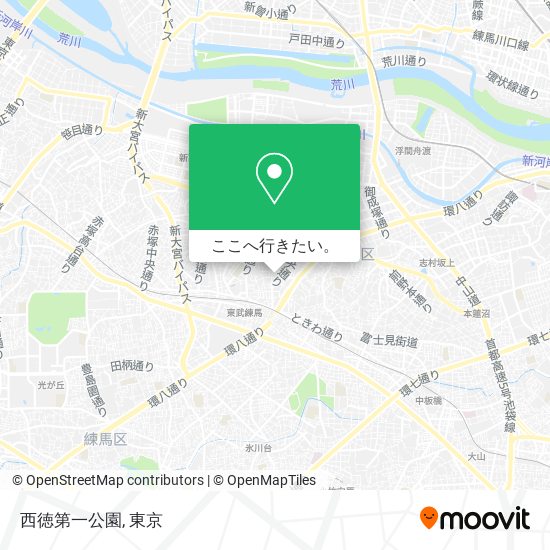 西徳第一公園地図
