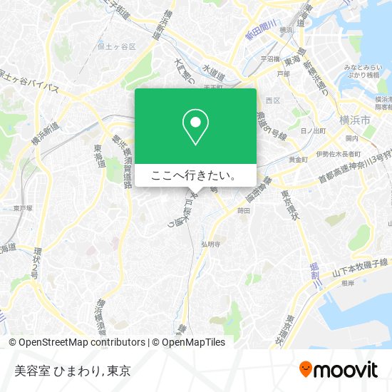 美容室 ひまわり地図