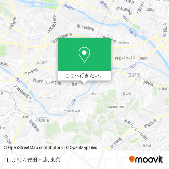 しまむら豊田南店地図
